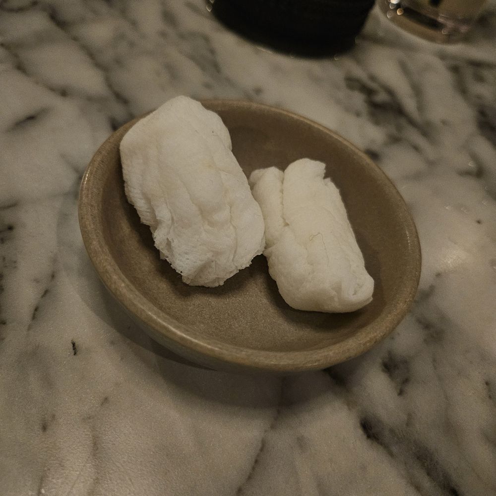 Doho - Oshibori (Japanese warm towelettes) hospitality item used to clean hands before meals or refresh. - Wine Bars Near Me - Philadelphia, Pennsylvania