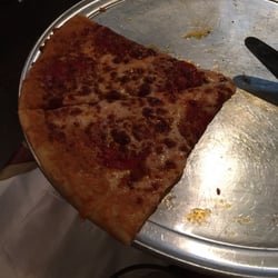 Main Street Pizza - XL a pepperoni pizza with Parmesan crust.