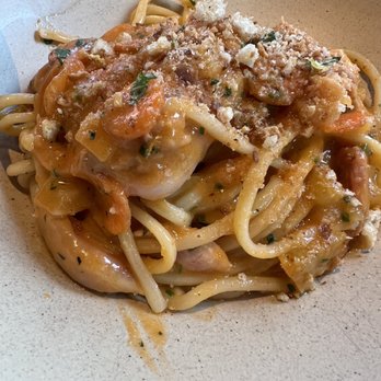 Rose Mary - Bucatini w/ Rabbit. An absolute standout, along with the Lamb. Reads as a bolognese. The rabbit was so so delicious, pasta perfect texture. - Italian Near Me - Chicago, Illinois Rose Mary - Bucatini w/ Rabbit. An absolute standout, along with the Lamb. Reads as a bolognese. The rabbit was so so delicious, pasta perfect texture. - Italian Near Me - Chicago, Illinois