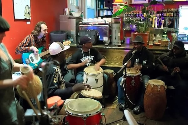 Photo of The Revolution Cafe - San Francisco, CA, US. The Orfa Root Project - 1-31-2009