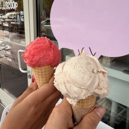 Strawberry Lemonade Sorbet