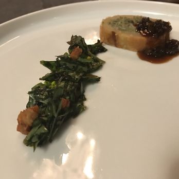 Sons & Daughters - Fava bean pithivier with roasted mushrooms and chicken skin lardons - New American Near Me - San Francisco, California Sons & Daughters - Fava bean pithivier with roasted mushrooms and chicken skin lardons - New American Near Me - San Francisco, California