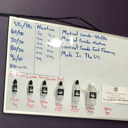 Prices and sizes. Nicotine and vg/pg. Prices and sizes. Nicotine and vg/pg.
