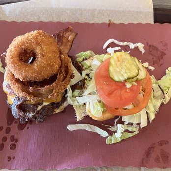 A Little Hi - Cowboy Burger no fries - Salad Near Me - Ballwin, Missouri A Little Hi - Cowboy Burger no fries - Salad Near Me - Ballwin, Missouri