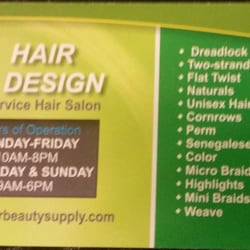 Liz Hair Design - Liz's specialties. From dreads to weave, Liz is an expert, professional, and has excellent customer service.