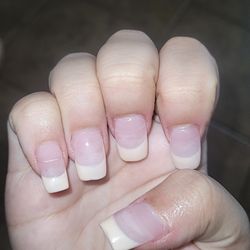 Lawton Nails & Spa - Uneven and bubbled