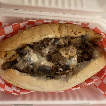 Philly Ya Belly - 15. Mushroom Cheesesteak (Regular) - Sandwiches Near Me - Everett, Washington Philly Ya Belly - 15. Mushroom Cheesesteak (Regular) - Sandwiches Near Me - Everett, Washington