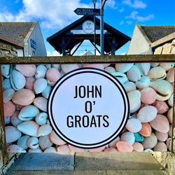 John O'Groats Sign Post - Lots of signs around the village - cute but very touristy lol