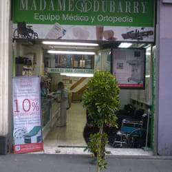 Madame Dubarry - Madame Dubarry, que vende equipo médico y ortopédico, se encuentra en Motolinia, cerca del metro Allende.