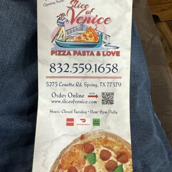Slice of Venice Pizzeria - Italian Near Me - Spring, Texas Slice of Venice Pizzeria - Italian Near Me - Spring, Texas