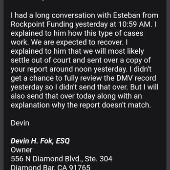 DHF Law - Admitted to Sabatoging my legal funding approval. - General Litigation Near Me - San Marino, California DHF Law - Admitted to Sabatoging my legal funding approval. - General Litigation Near Me - San Marino, California