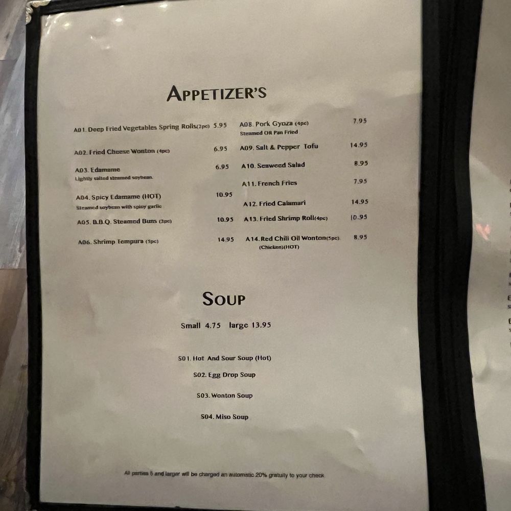 Asian Fusion - Menu as of 3/2026 - Asian Fusion Near Me - Fairplay, Colorado Asian Fusion - Menu as of 3/2026 - Asian Fusion Near Me - Fairplay, Colorado