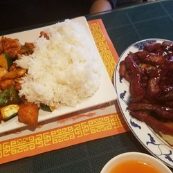 China 19 - Walnut chicken  lunch special with an order of boneless ribs