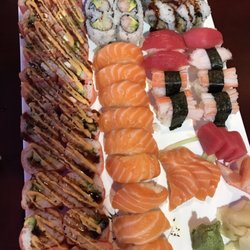 Jasmine Garden - All you can eat sushi. From outside didn't look all that great. Food was good and service was great.