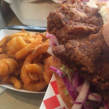 The Bird - Chicken sandwich and curly fries. - Chicken Shop Near Me - San Francisco, California The Bird - Chicken sandwich and curly fries. - Chicken Shop Near Me - San Francisco, California