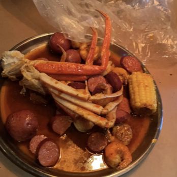The Mighty Crab - Snow Crab Legs, L1. Shrimp - Imported, sausage, corn, potatoes - Seafood Near Me - North Little Rock, Arkansas The Mighty Crab - Snow Crab Legs, L1. Shrimp - Imported, sausage, corn, potatoes - Seafood Near Me - North Little Rock, Arkansas