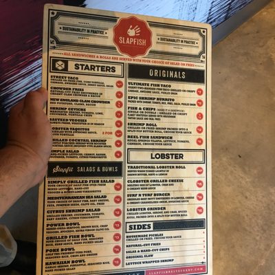 Menu photo 6 Slapfish Albuquerque, NM