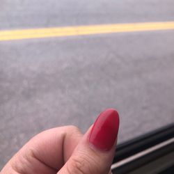 Pearls Nails - My nail after it was fixed