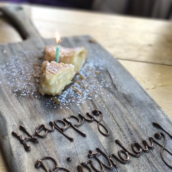 Corkfire Kitchen - Birthday Lunch Dessert :-) - New American Near Me - Temecula, California