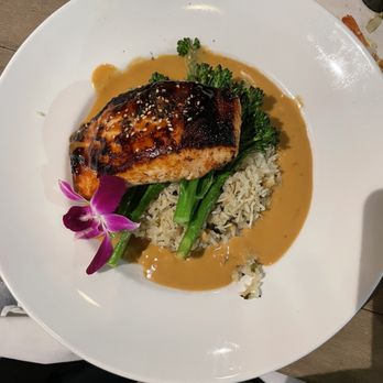 Mb Grille - Grilled Salmon in Miso - Seafood Near Me - Torrance, California Mb Grille - Grilled Salmon in Miso - Seafood Near Me - Torrance, California
