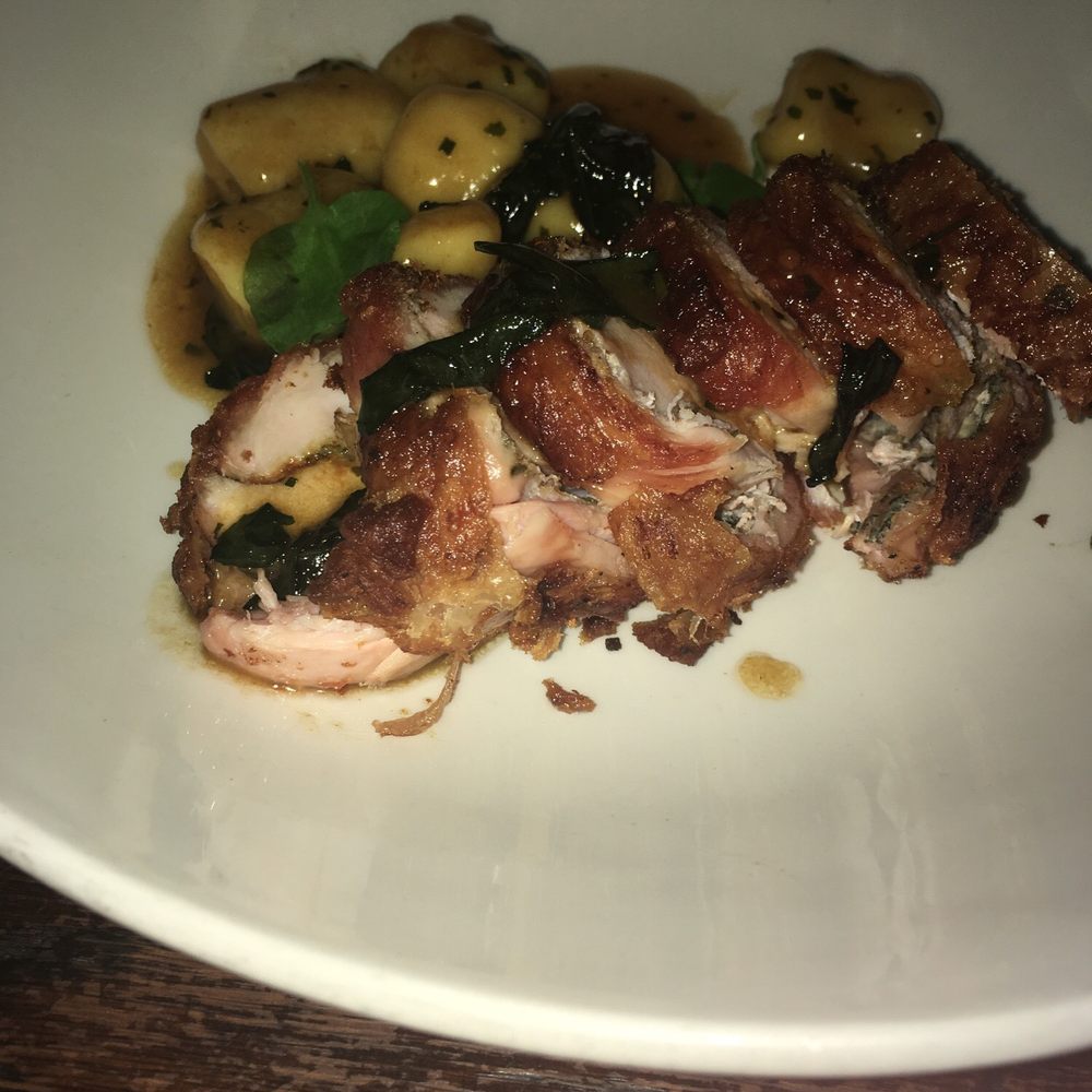 Gemma - Crispy chicken  with dumplings - French Near Me - Dallas, Texas