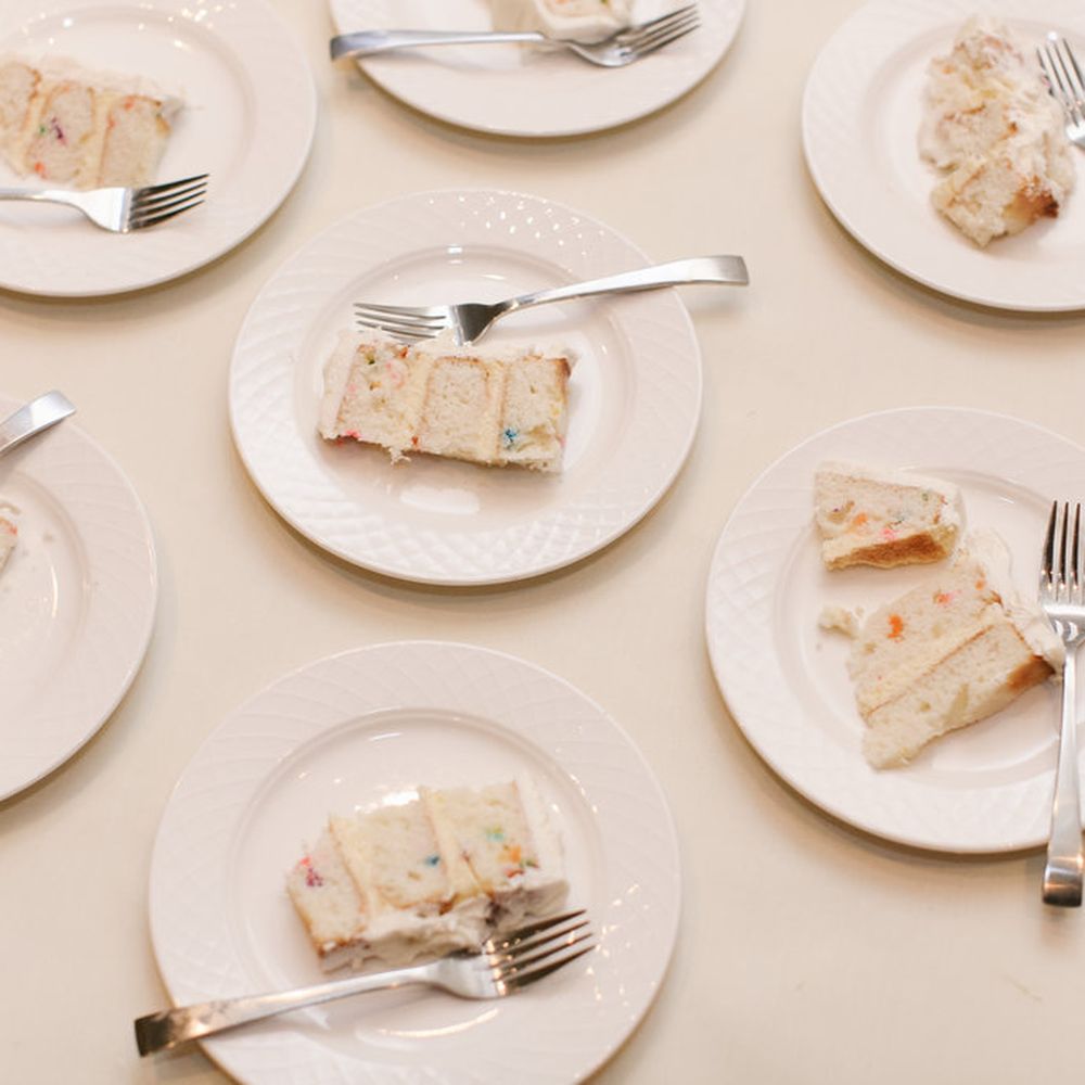 Sweets By E - Funfetti wedding cake with buttercream frosting - Desserts Near Me - Sterling, Virginia