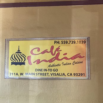 Cafe India - Exterior - Indian Near Me - Visalia, California Cafe India - Exterior - Indian Near Me - Visalia, California