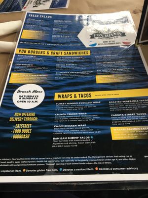 Menu photo 4 Fox River Brewing Oshkosh, WI