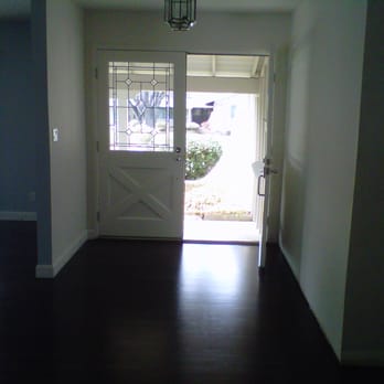 Elegant Floors - Our beautiful entryway, sanded and stained by Elegant Floors! - Flooring Near Me - Sunnyvale, California Elegant Floors - Our beautiful entryway, sanded and stained by Elegant Floors! - Flooring Near Me - Sunnyvale, California