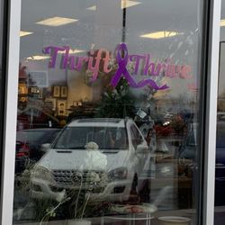 Thrift & Thrive - Window sign
