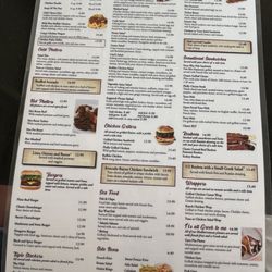 Blueberry's Cafe - Menu