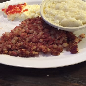 Pancake House - Corned beef has with egg whites and grits! - Breakfast & Brunch Near Me - Shelby, North Carolina