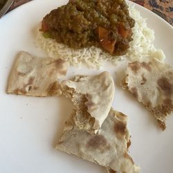 Taste of India - Vegan Roti with Baigan Bhartha