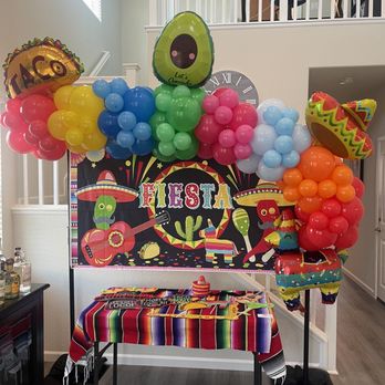 N&R Big Dream Creations - Fiesta Theme Balloon Garland . - Balloon Services Near Me