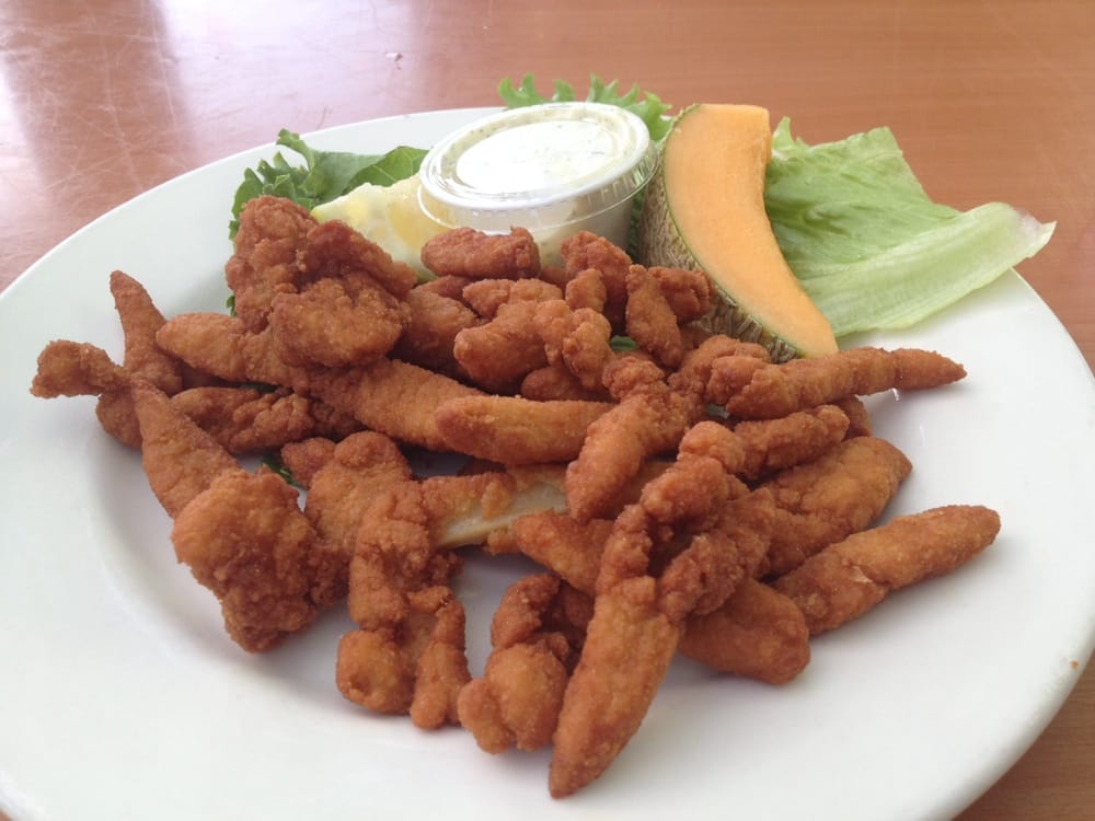 Order Fried Clam Strips food online from Phil's Fish Market and Eatery store, Moss Landing on bringmethat.com