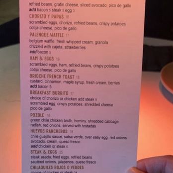 Palenque Kitchen - Charged extra $5 for chicken thats INCLUDED w/Chilaquiles - Cocktail Bars Near Me - Costa Mesa, California Palenque Kitchen - Charged extra $5 for chicken thats INCLUDED w/Chilaquiles - Cocktail Bars Near Me - Costa Mesa, California