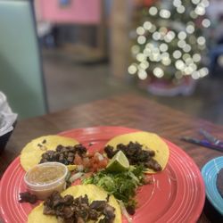 STREET TACOS with steak