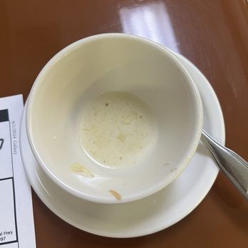 Galaxy Diner - My empty chicken orzo soup bowl - Diners Near Me - Stuart, Florida