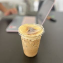 Crème brûlée latte