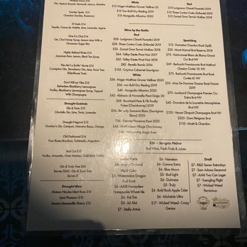 Botanical Lounge - Menu - Lounges Near Me - Raleigh, North Carolina