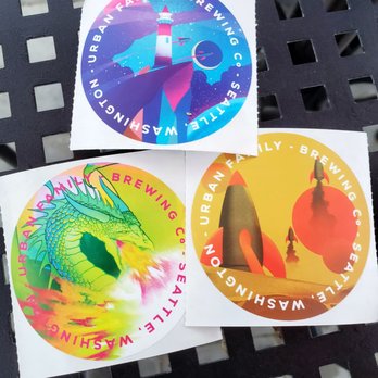 Urban Family Brewing - Free stickers - Breweries Near Me - Seattle, Washington Urban Family Brewing - Free stickers - Breweries Near Me - Seattle, Washington