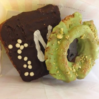 Stan's Donuts & Coffee - Nutella Banana pocket and a green pistachio old fashioned - Donuts Near Me - Chicago, Illinois Stan's Donuts & Coffee - Nutella Banana pocket and a green pistachio old fashioned - Donuts Near Me - Chicago, Illinois
