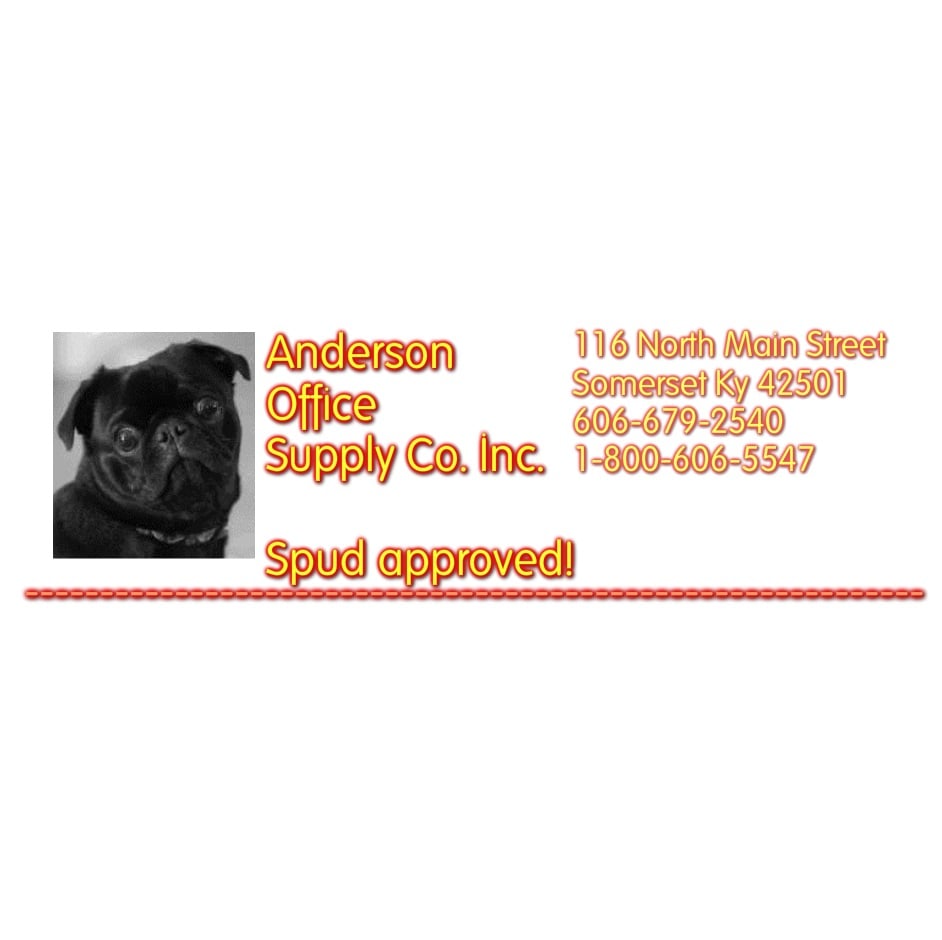 ANDERSON OFFICE SUPPLY Updated September 2024 116 N Main St