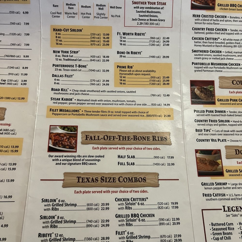 Texas Roadhouse - Menu - American Near Me - Mt. Prospect, Illinois Texas Roadhouse - Menu - American Near Me - Mt. Prospect, Illinois