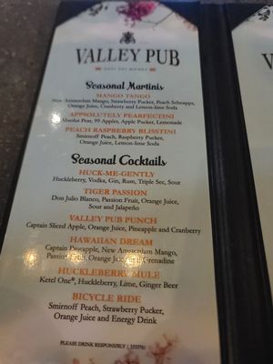 Menu photo 2 Valley Pub WDM, IA