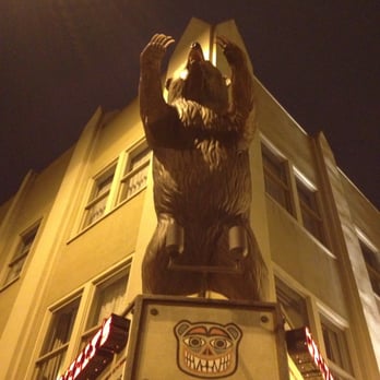 Historic Anchorage Hotel - This Grizzly guards the corner of the second level of the hotel - Hotels Near Me - Anchorage, Alaska Historic Anchorage Hotel - This Grizzly guards the corner of the second level of the hotel - Hotels Near Me - Anchorage, Alaska