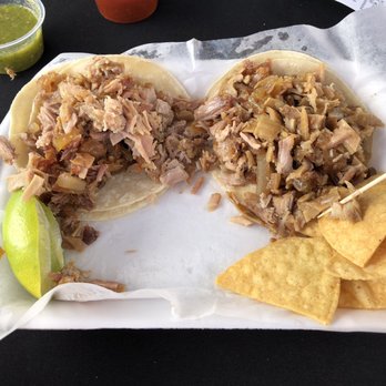 Carnitas Las Michoacanas - You can hardly see the tortilla under the amount of meat they pile on! Delicious. - Tacos Near Me - Orem, Utah Carnitas Las Michoacanas - You can hardly see the tortilla under the amount of meat they pile on! Delicious. - Tacos Near Me - Orem, Utah