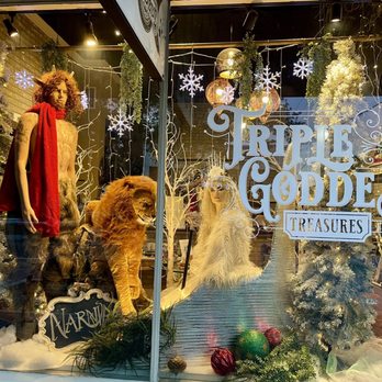 Triple Goddess Treasures - They went with a Narnia-themed window this year.  Respect. - Accessories Near Me - Sanford, Florida