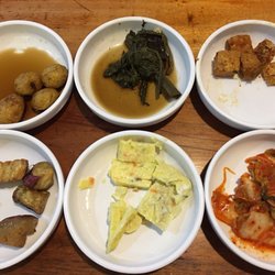 Only thing I liked about the banchan was the kimchi.