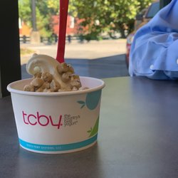 TCBY Crown Point Shopping Center - White Chocolate Mousse with cookie dough